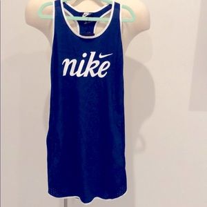 New! Girls Nike Dress blue and white size L